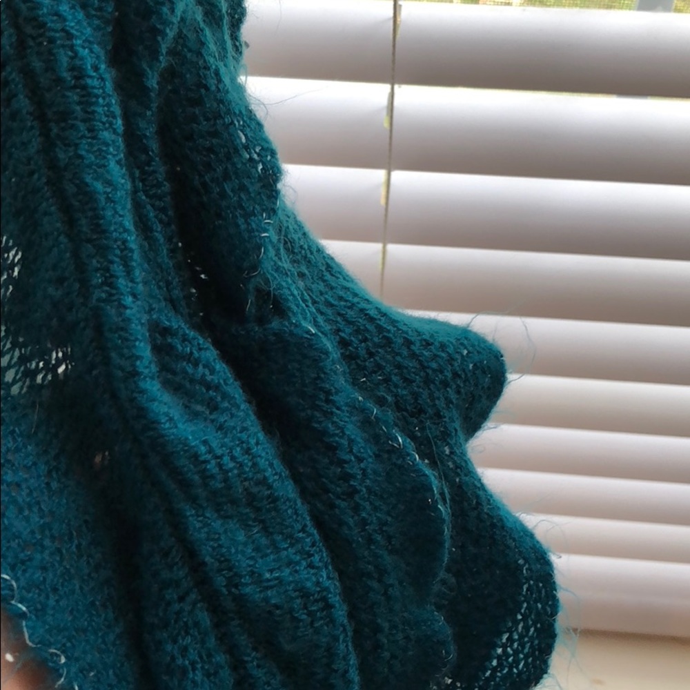 deep blue infinity scarf